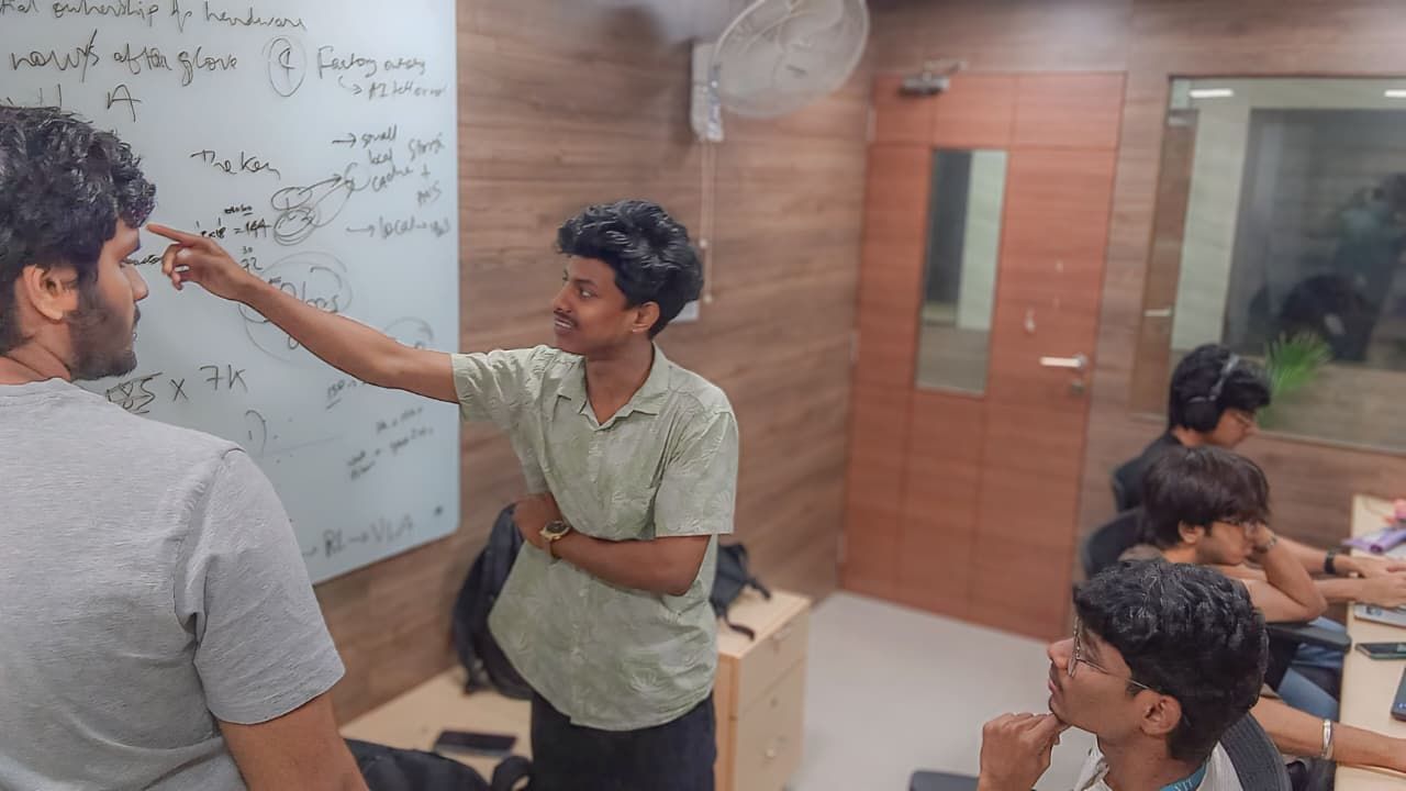 Sentrix office, the team at work